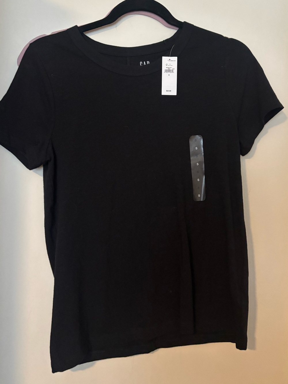 GAP Black Crewneck Short Sleeve Tee